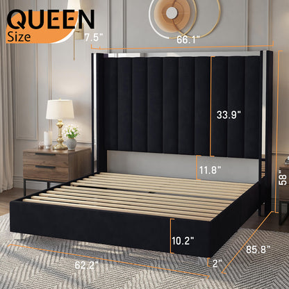 Beaumont 5-Piece Modern Bedroom Set - Black_Grey