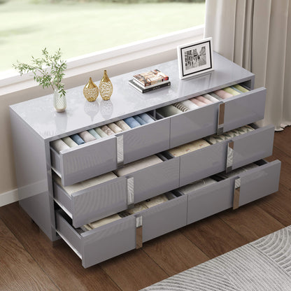 Beaumont 5-Piece Modern Bedroom Set - Black_Grey