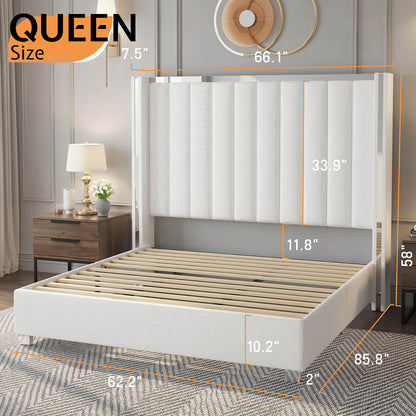Beaumont 5-Piece Modern Bedroom Set - Cream_White