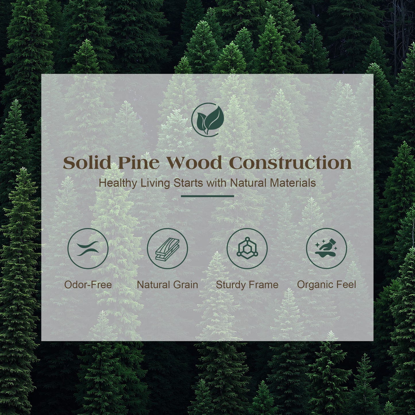 Void Solid Wood Bed Amerlife King / Natural