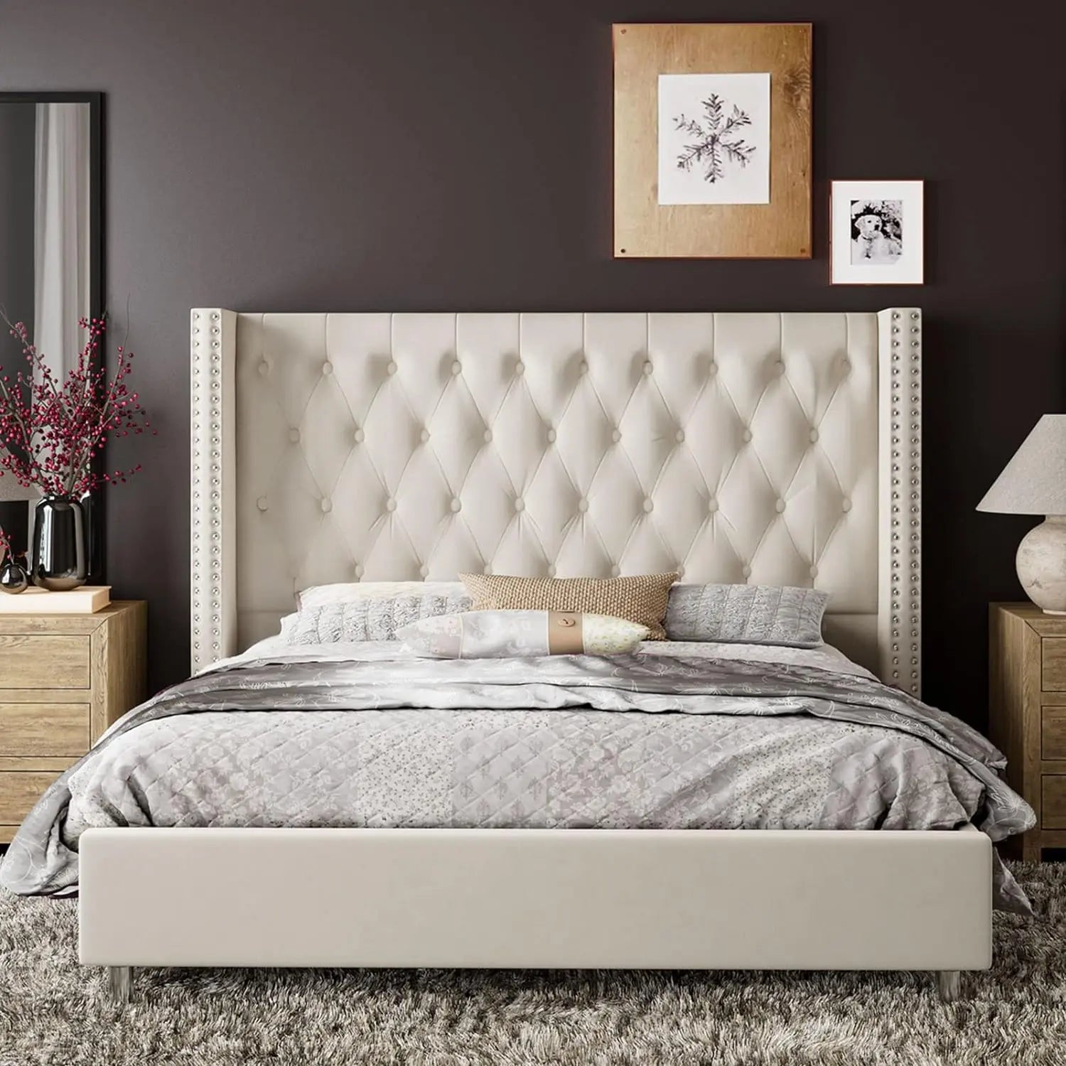 Farfalle King Bed Frame - Amerlife