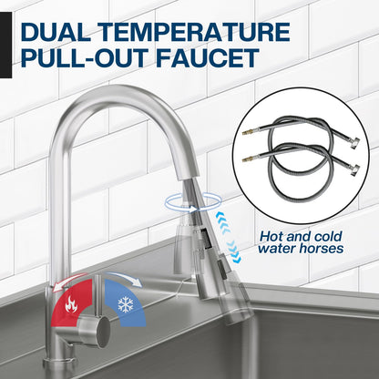Plinth Stainless Steel Utility Sink with Faucet & Storage-Single Bowl with Right Worktop