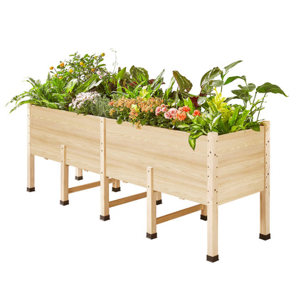 Cultiva Solid Fir Wood Raised Garden Bed-7*2FT