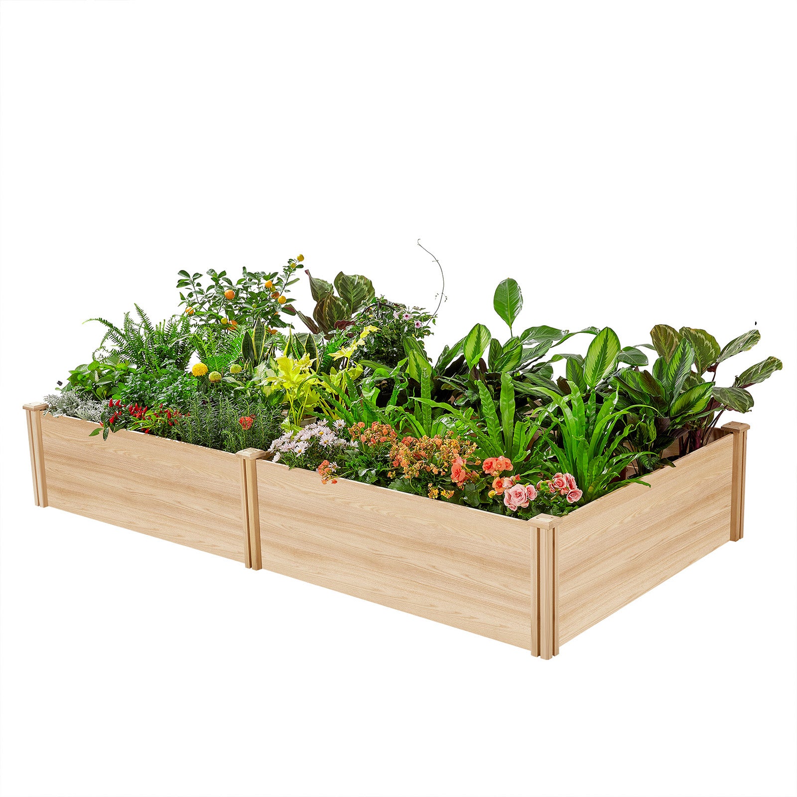 Raised Beds with Planter Box & Trellis | Wood Planter Boxes | Amerlife