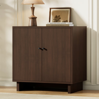 MKG002 Modular Storage Cabinet-1pc-F-walnut
